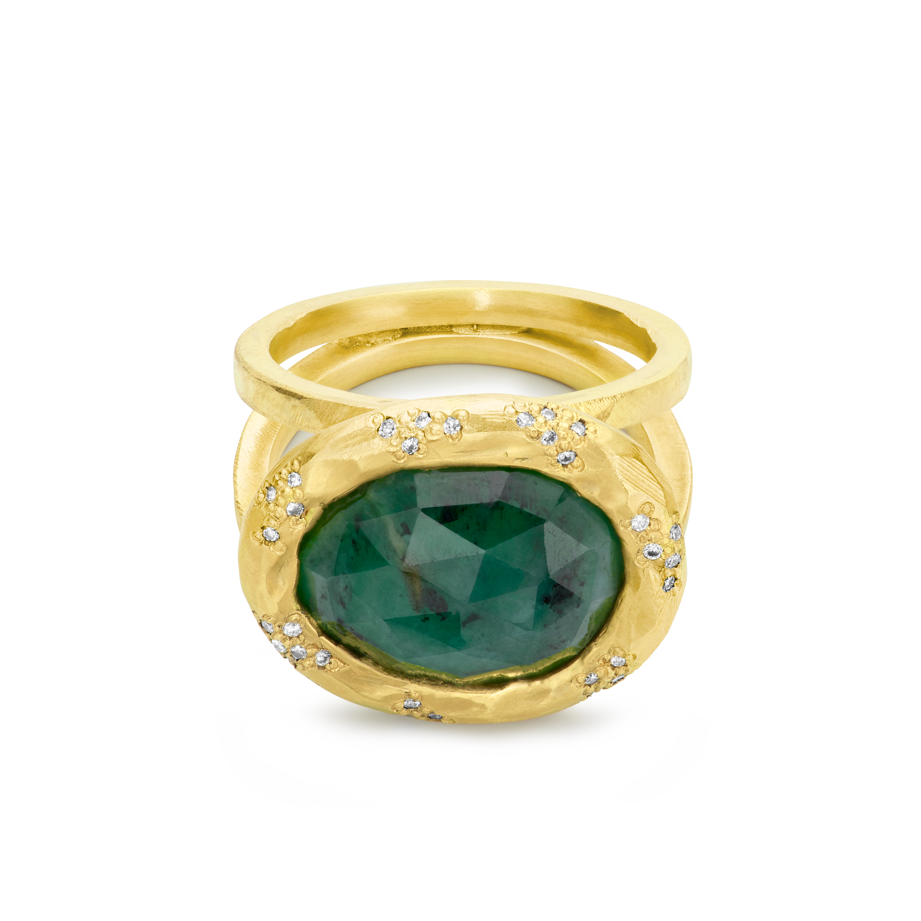 Emerald Bloom Ring