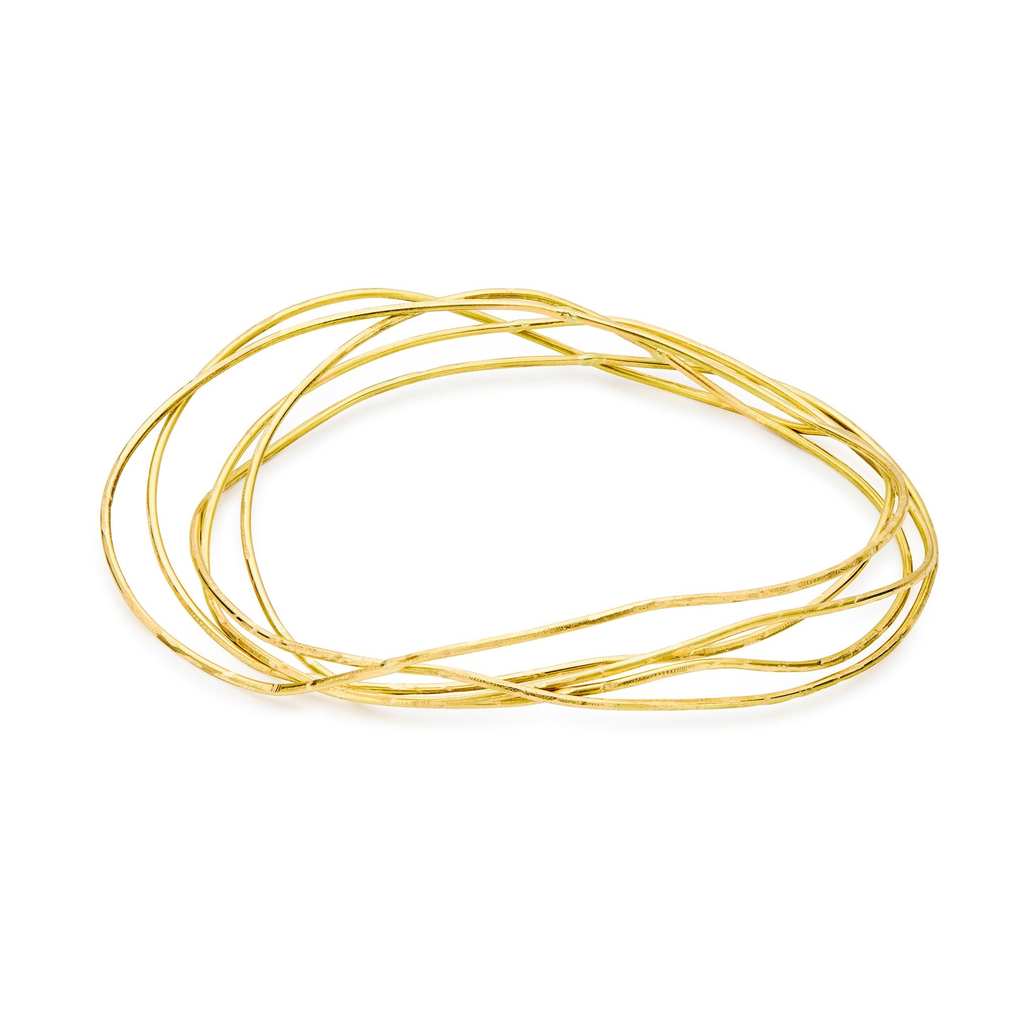 Golden Wave Bangles