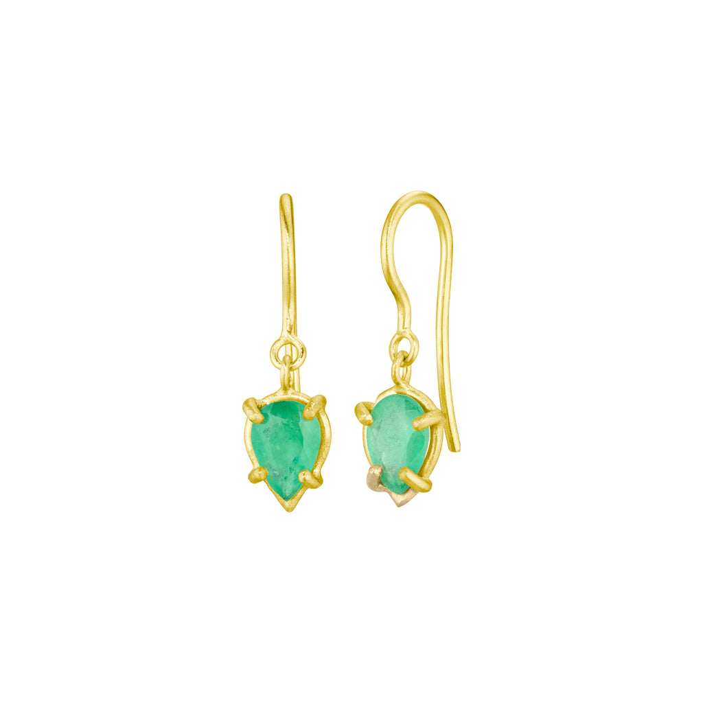 Emerald Drop Earrings