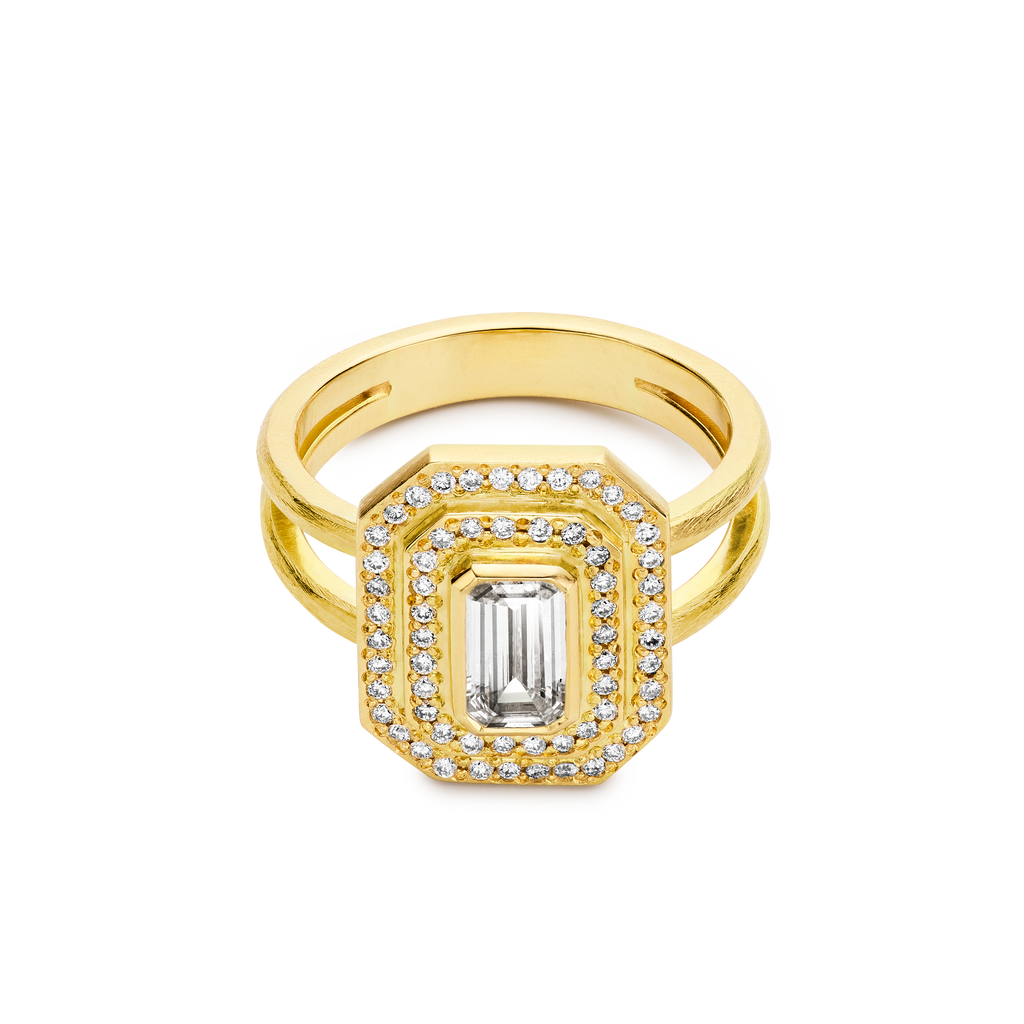 Raw Radiant Ring Square