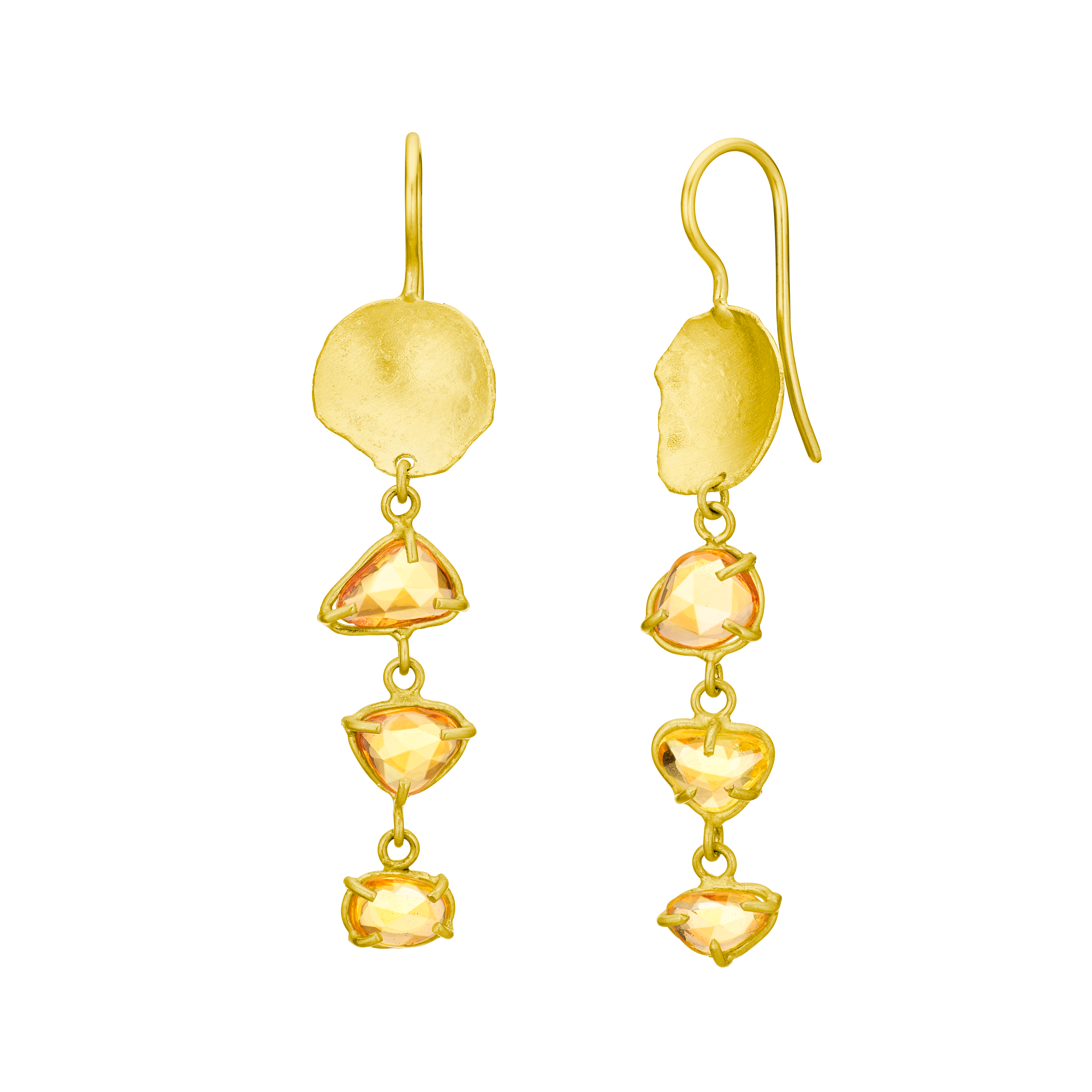 Sapphire Bloom Earring